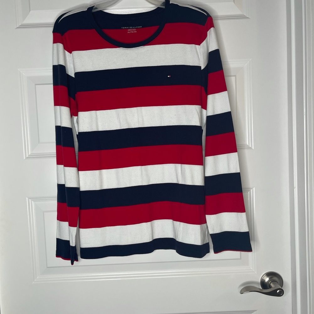 Tommy Hilfiger Striped Long Sleeve Shirt, Like New